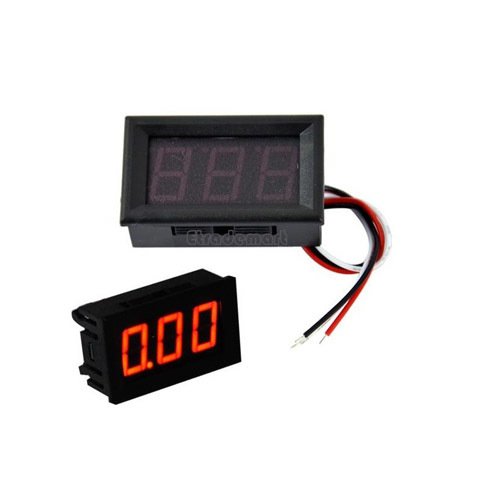Dijital Panel Voltmetre DC 0-100 V resmi 2