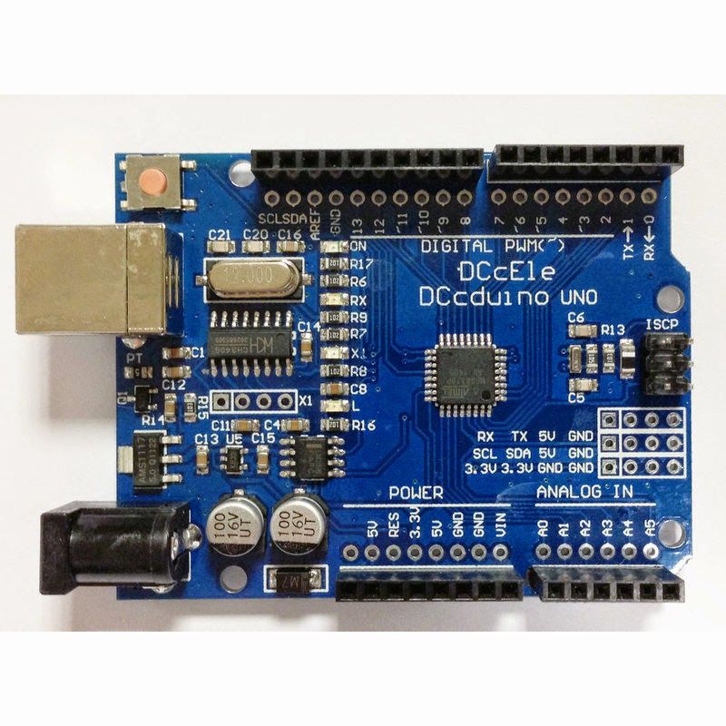 Arduino Uno R3 ch340 smd chip (usb kablo dahil) resmi 1